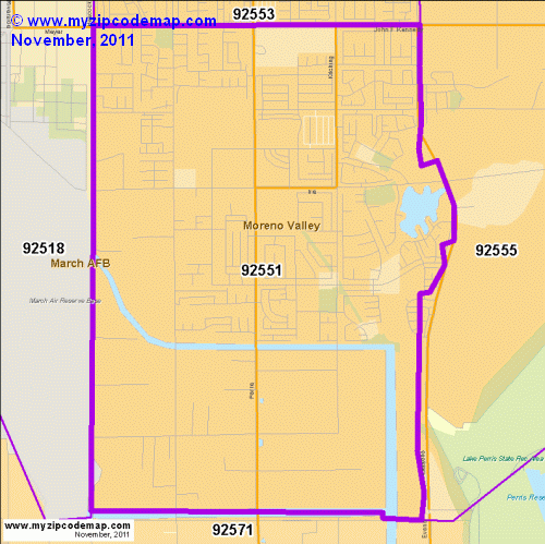 map of 92551
