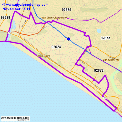 map of 92624