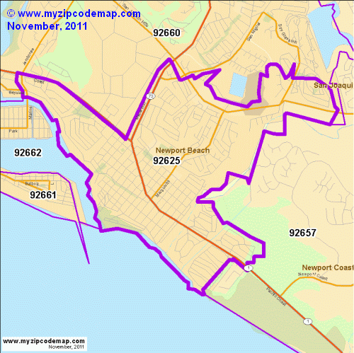 map of 92625