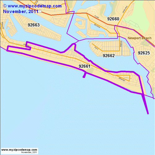 map of 92661