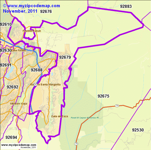 map of 92679