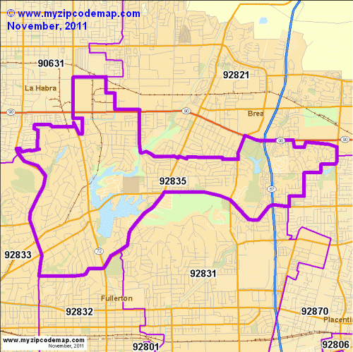 map of 92835