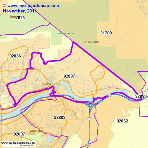 map of 92887