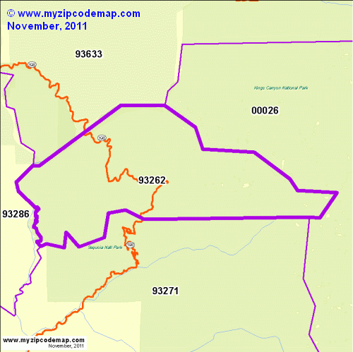 map of 93262