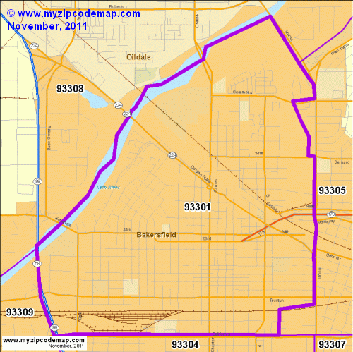 map of 93301