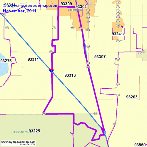 map of 93313