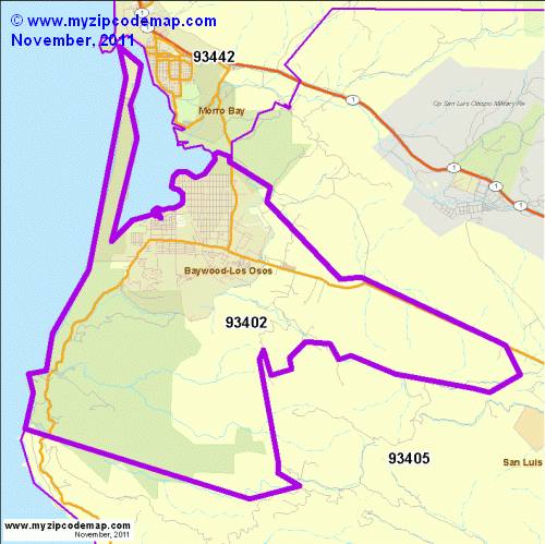 map of 93402