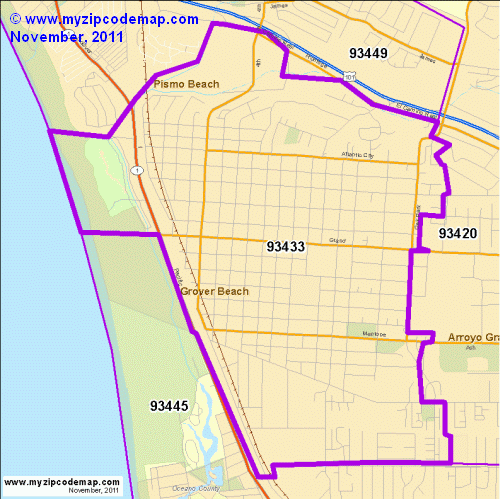 map of 93433