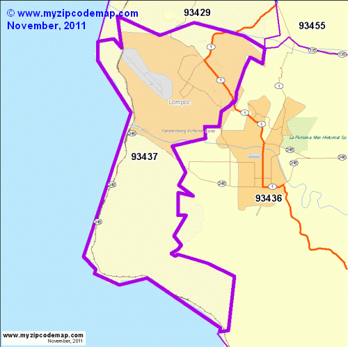 map of 93437