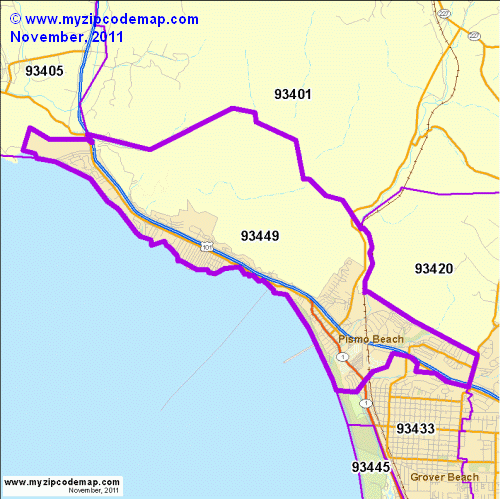 map of 93449