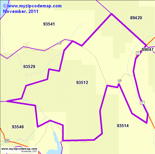 map of 93512