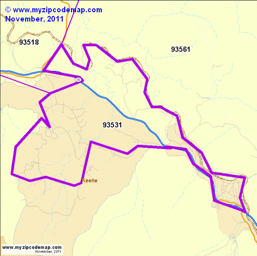 map of 93531