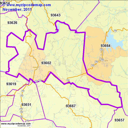 map of 93602