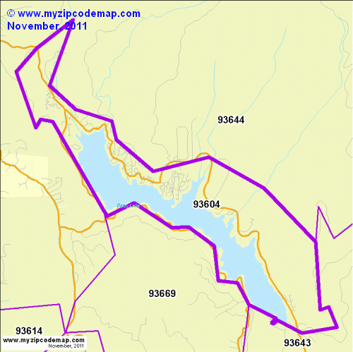 map of 93604