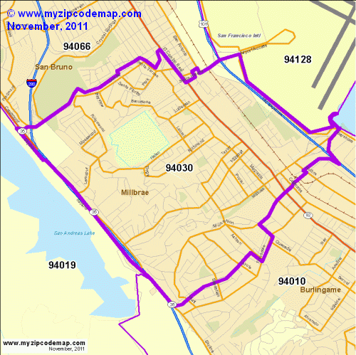 map of 94030