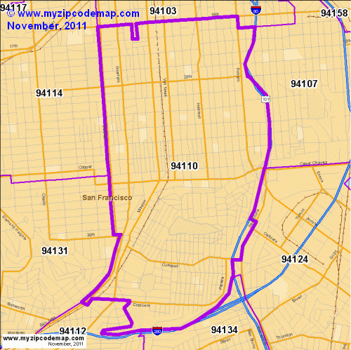 map of 94110