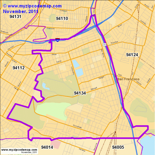 map of 94134