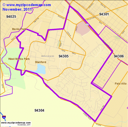 map of 94305