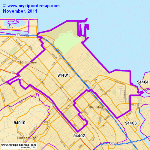 map of 94401