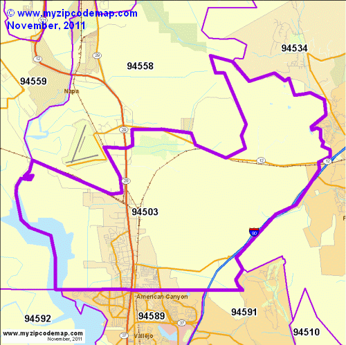 map of 94503