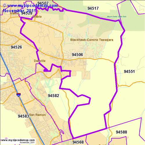 map of 94506