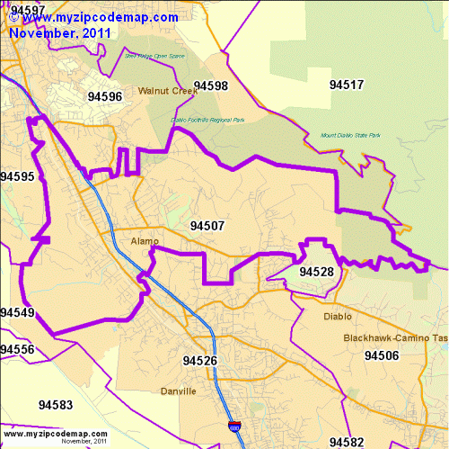 map of 94507