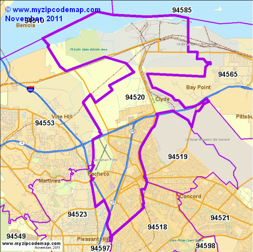 map of 94520
