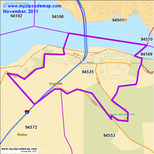 map of 94525