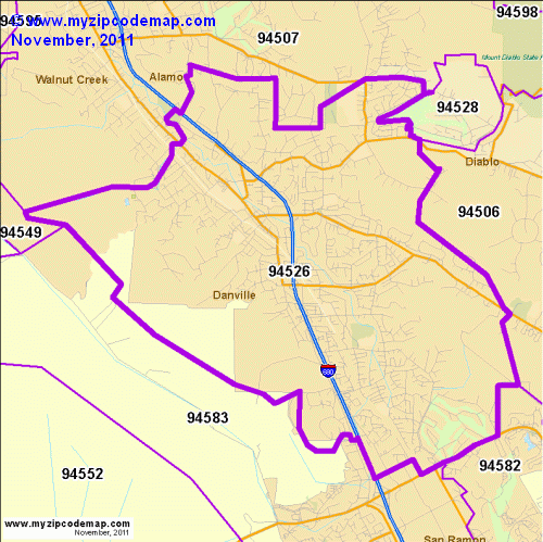 map of 94526