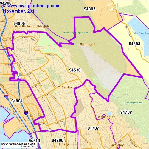 map of 94530