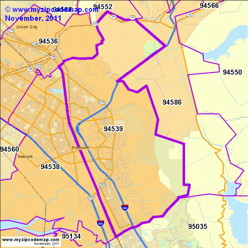 map of 94539