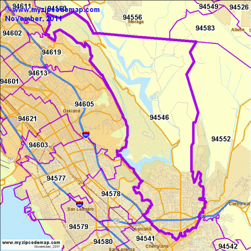 map of 94546