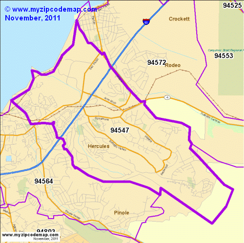 map of 94547