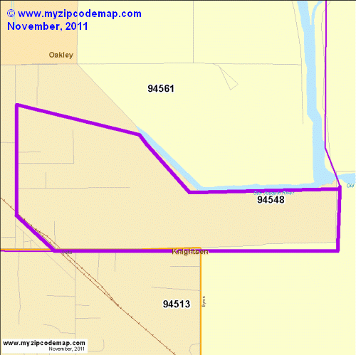 map of 94548