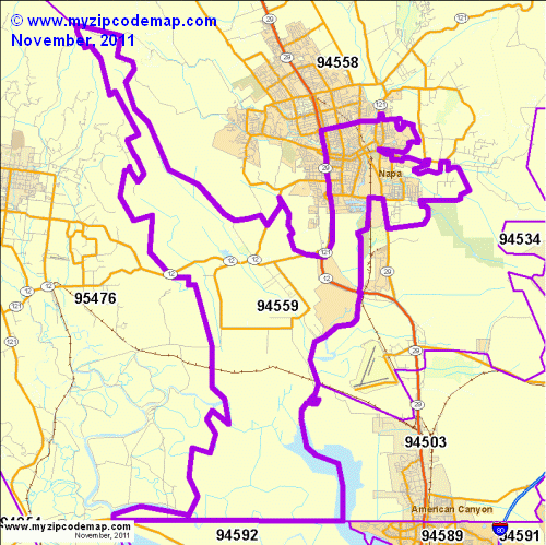 map of 94559