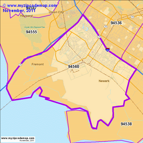 map of 94560