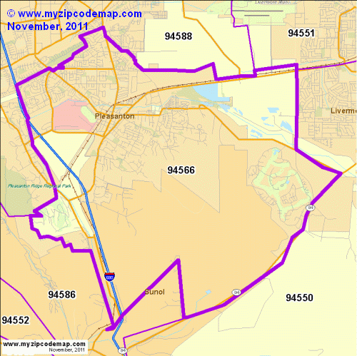 map of 94566