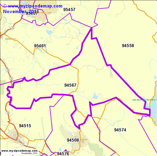map of 94567