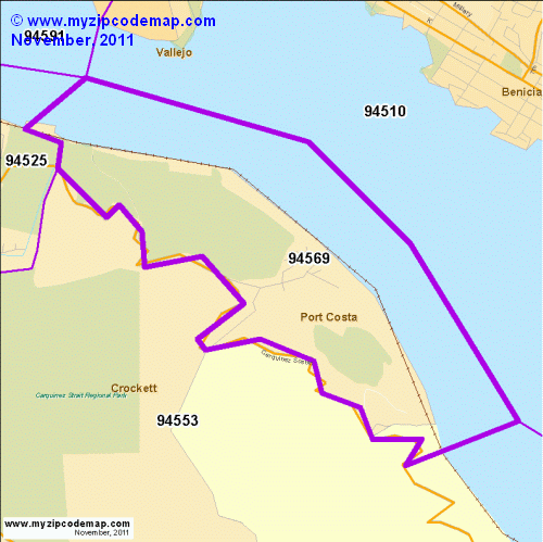 map of 94569