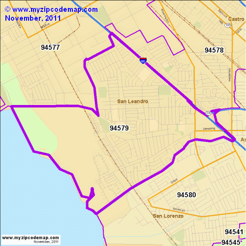 map of 94579