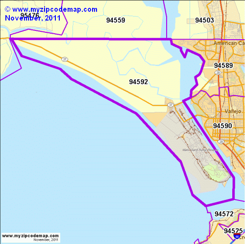 map of 94592