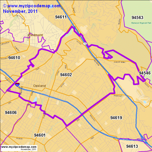map of 94602