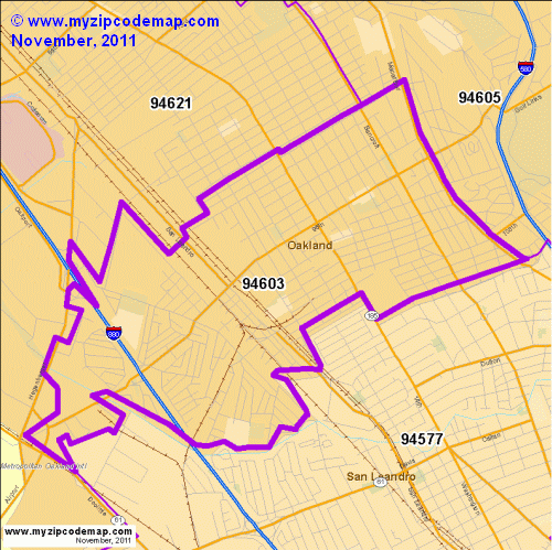 map of 94603