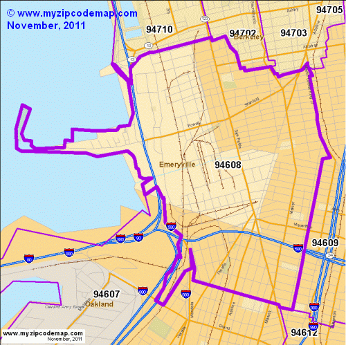 map of 94608