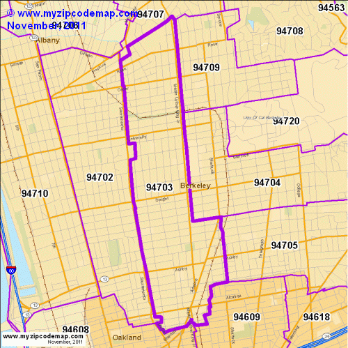 map of 94703