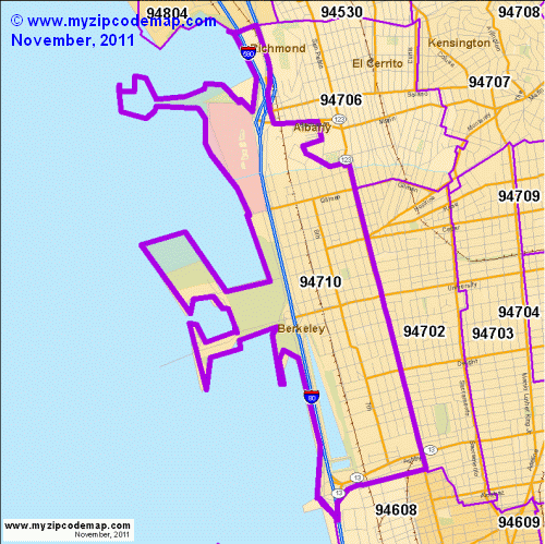 map of 94710