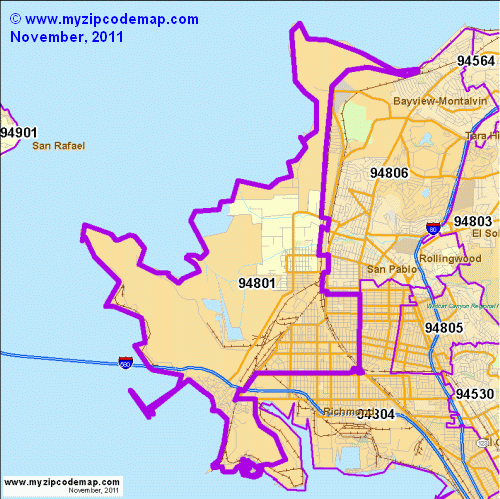 map of 94801