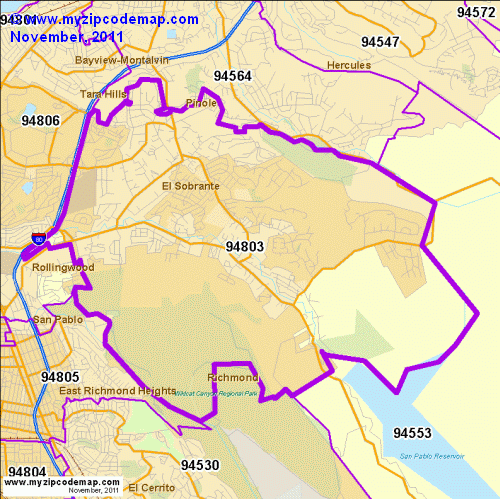 map of 94803