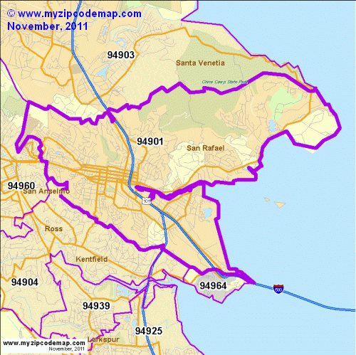 map of 94901