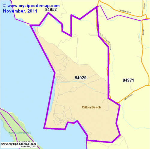 map of 94929